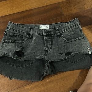 black one teaspoon shorts